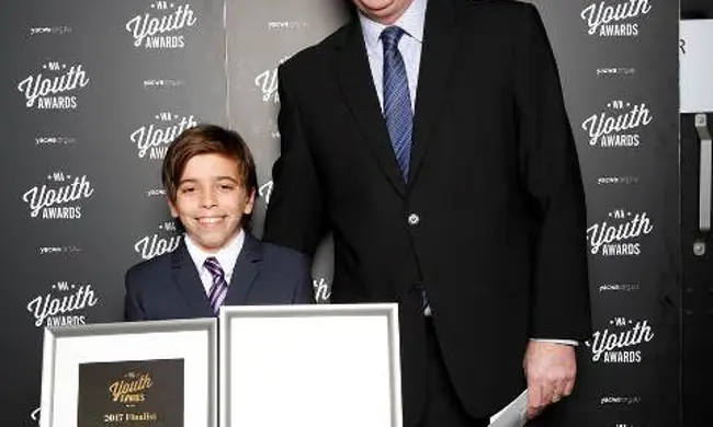 Commissioner Colin Pettit With Vincent Pettinicchio